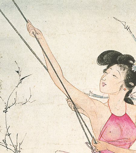 大祥-胡也佛的仕女画和最知名的金瓶梅秘戏图